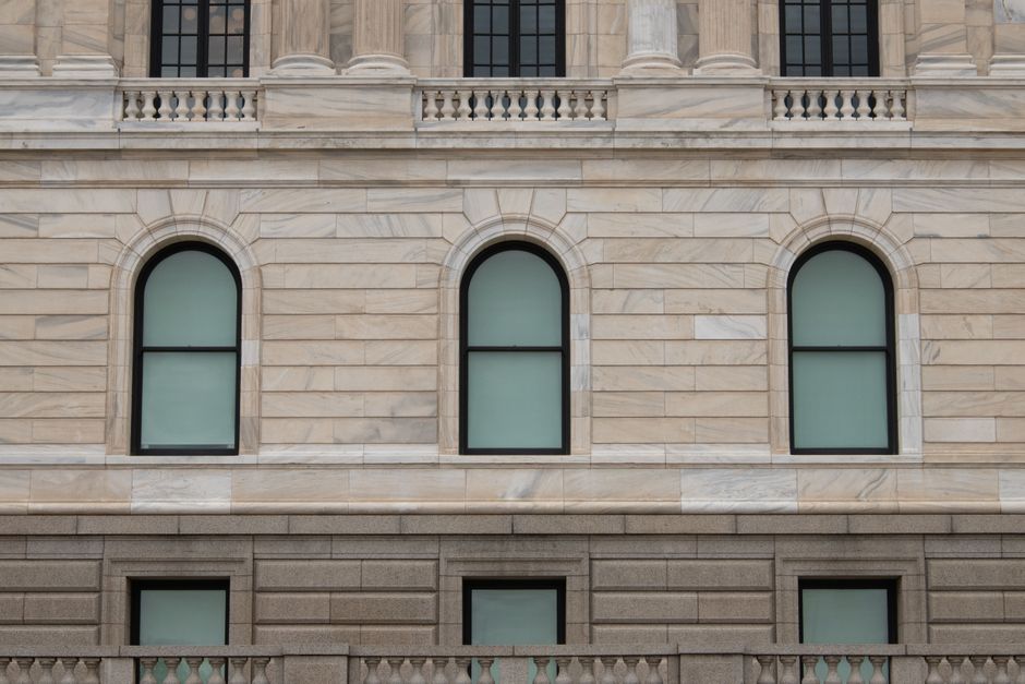 Government building columns